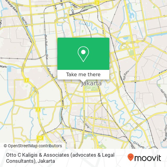 Otto C Kaligis & Associates (advocates & Legal Consultants) map