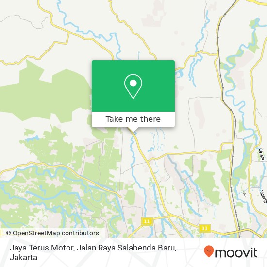 Jaya Terus Motor, Jalan Raya Salabenda Baru map