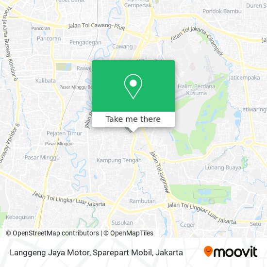 Langgeng Jaya Motor, Sparepart Mobil map