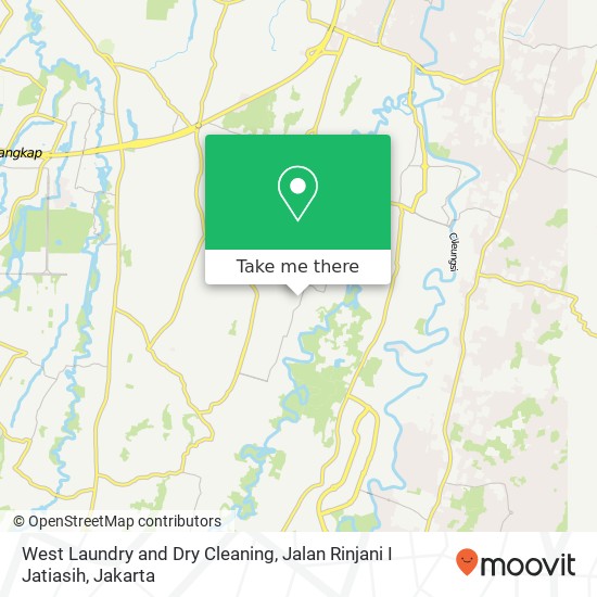 West Laundry and Dry Cleaning, Jalan Rinjani I Jatiasih map