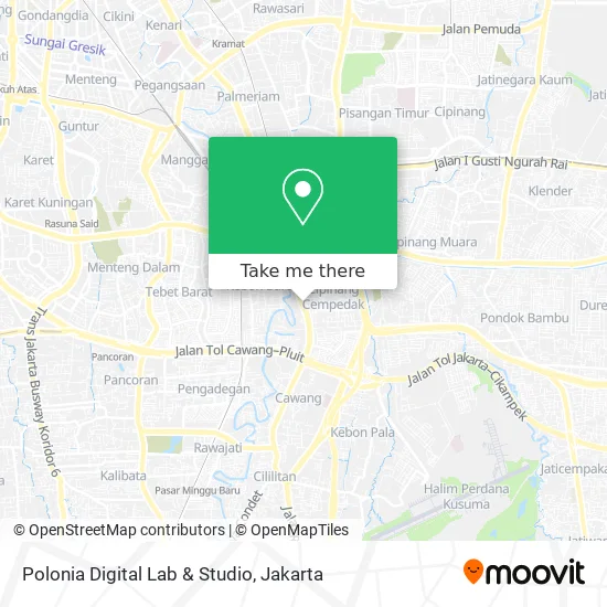 Polonia Digital Lab & Studio map