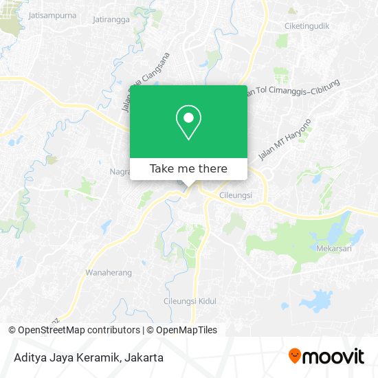 Aditya Jaya Keramik map