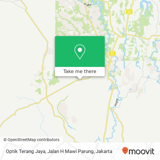 Optik Terang Jaya, Jalan H Mawi Parung map