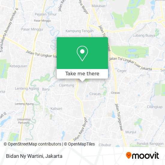 Bidan Ny Wartini map