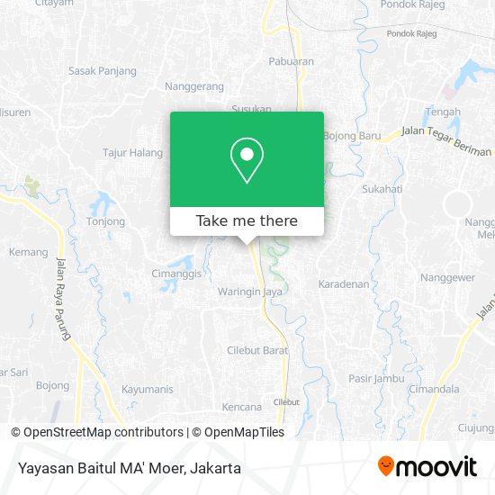 Yayasan Baitul MA' Moer map