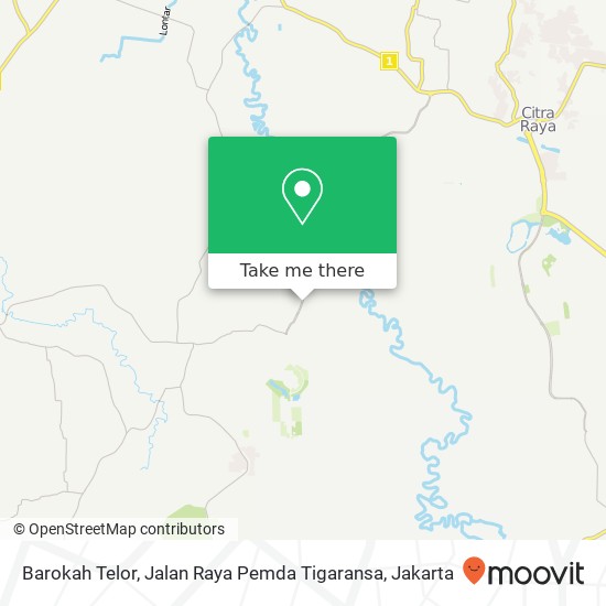 Barokah Telor, Jalan Raya Pemda Tigaransa map