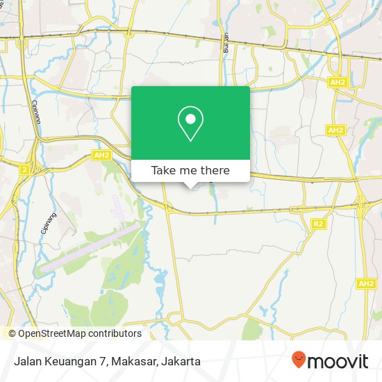 Jalan Keuangan 7, Makasar map