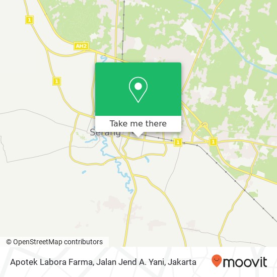 Apotek Labora Farma, Jalan Jend A. Yani map