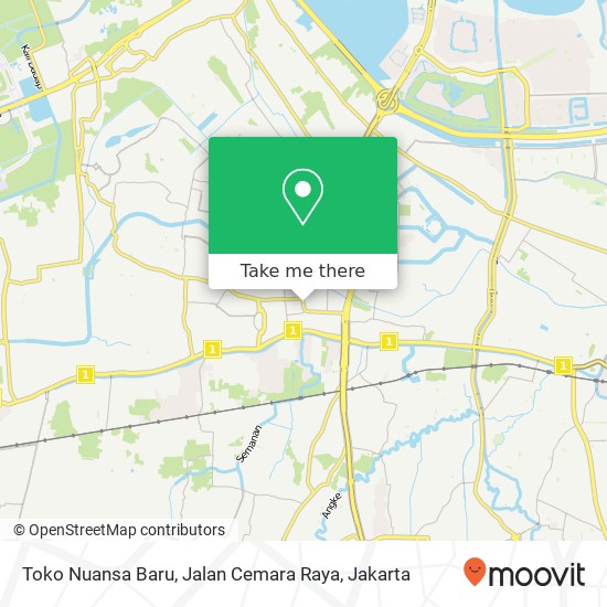 Toko Nuansa Baru, Jalan Cemara Raya map