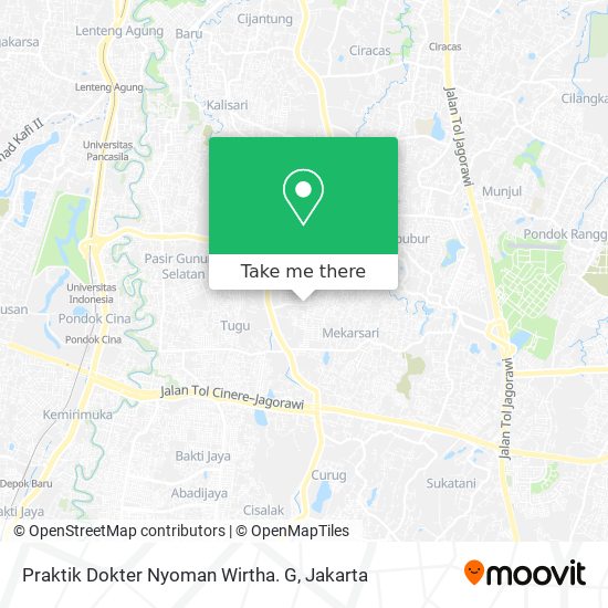 Praktik Dokter Nyoman Wirtha. G map