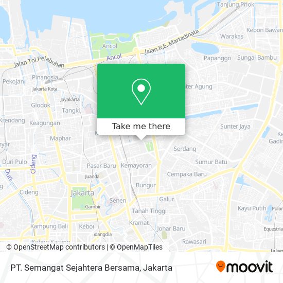 PT. Semangat Sejahtera Bersama map