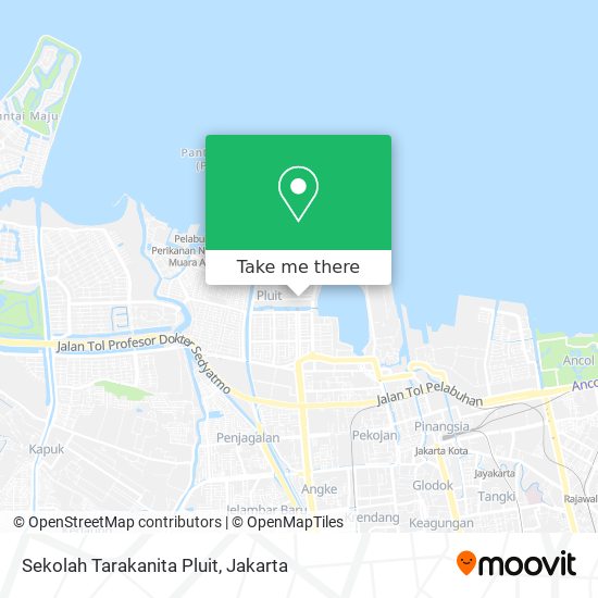 Sekolah Tarakanita Pluit map