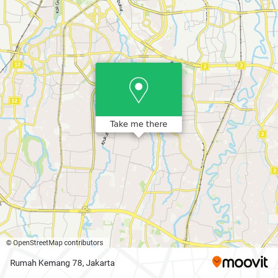 Rumah Kemang 78 map