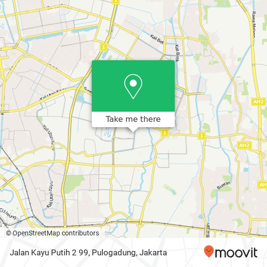 Jalan Kayu Putih 2 99, Pulogadung map