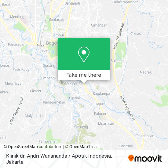 Klinik dr. Andri Wanananda / Apotik Indonesia map