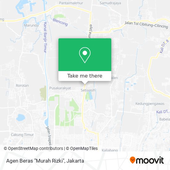 Agen Beras "Murah Rizki" map