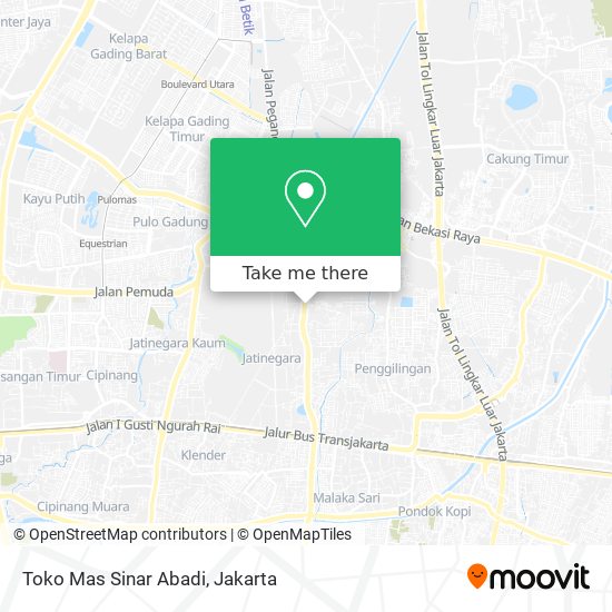 Toko Mas Sinar Abadi map