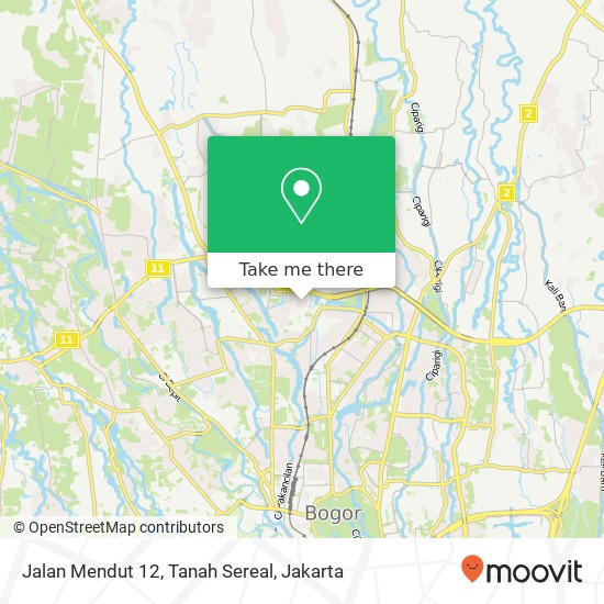 Jalan Mendut 12, Tanah Sereal map