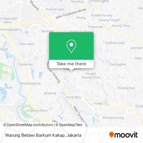 Warung Betawi Barkum Kakap map