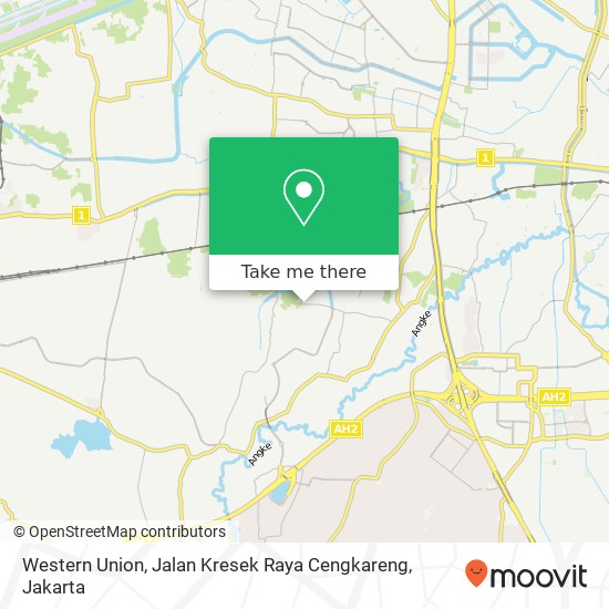 Western Union, Jalan Kresek Raya Cengkareng map