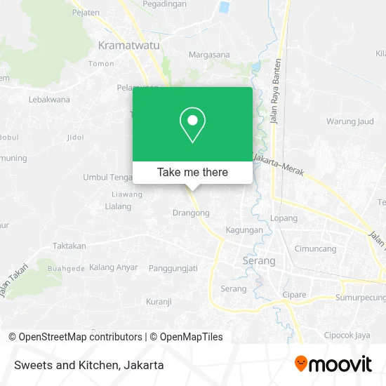 Sweets and Kitchen map