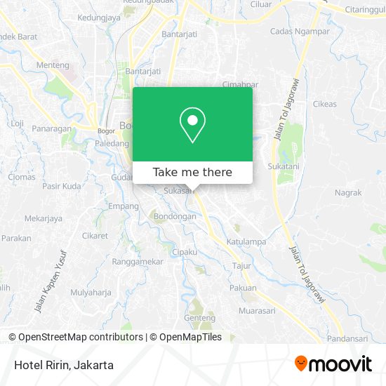 Hotel Ririn map