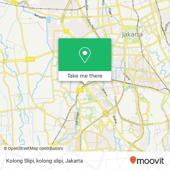 Kolong Slipi, kolong slipi map