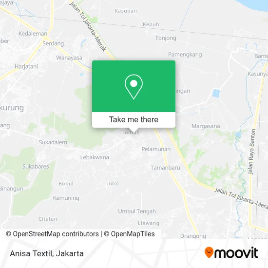 Anisa Textil map