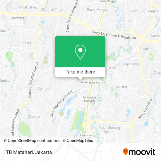 TB Matahari map