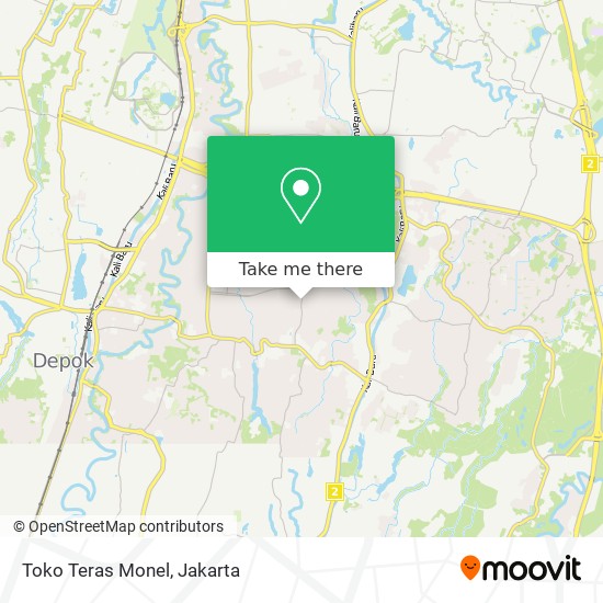 Toko Teras Monel map