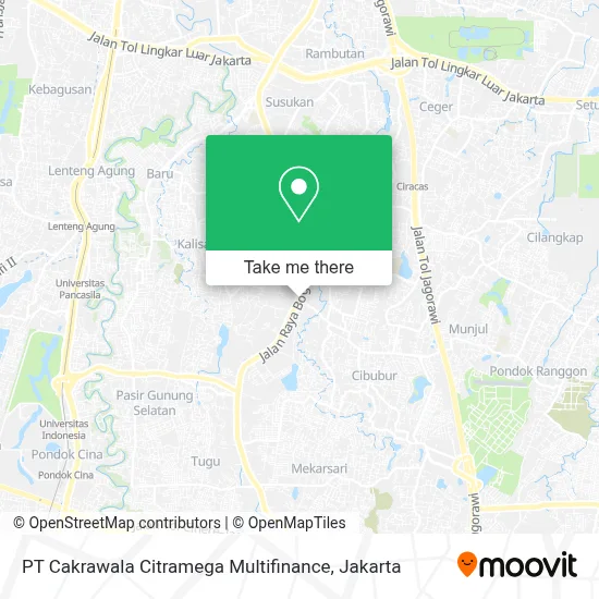 PT Cakrawala Citramega Multifinance map