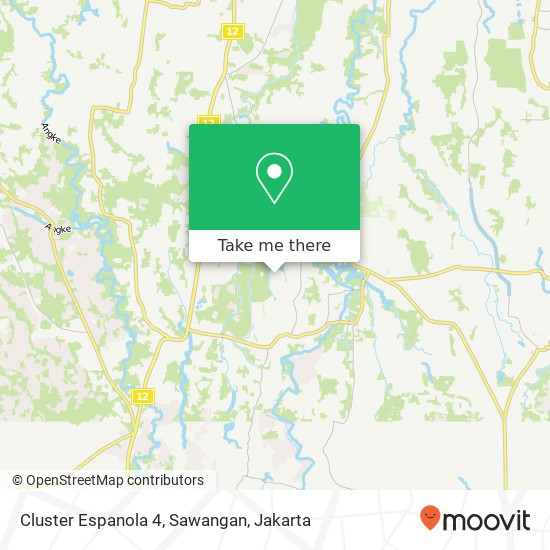 Cluster Espanola 4, Sawangan map