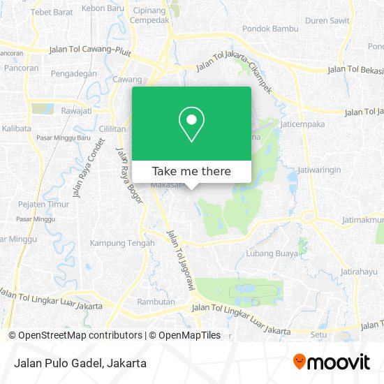 Jalan Pulo Gadel map