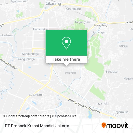PT Propack Kreasi Mandiri map