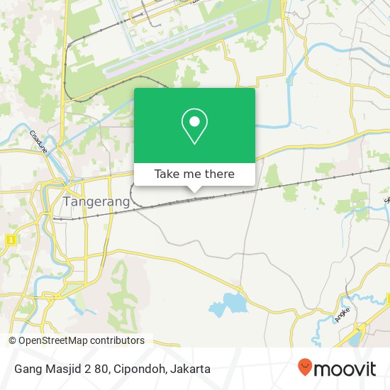 Gang Masjid 2 80, Cipondoh map