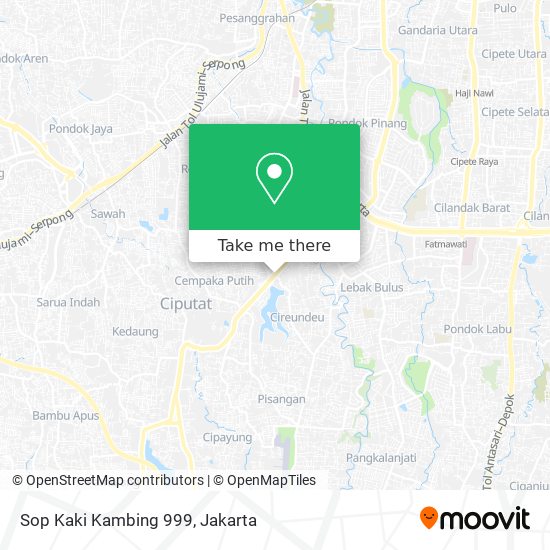 Sop Kaki Kambing 999 map