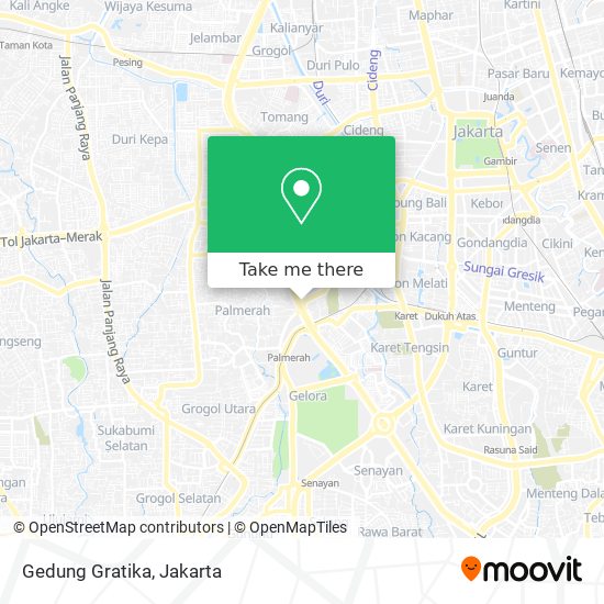 Gedung Gratika map