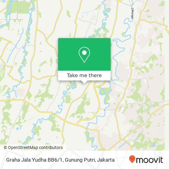 Graha Jala Yudha BB6 / 1, Gunung Putri map