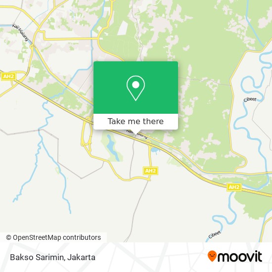 Bakso Sarimin map