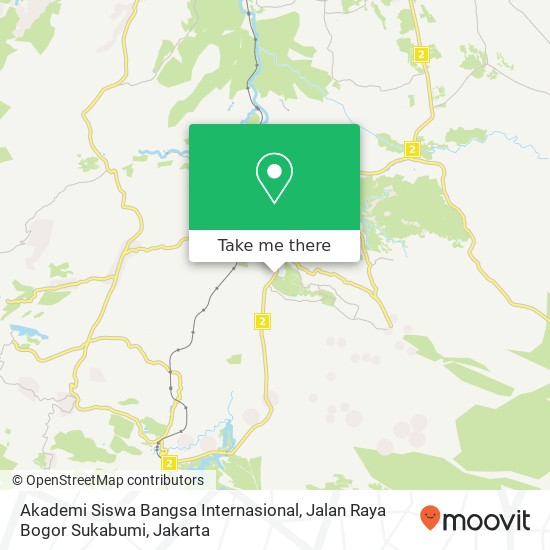 Akademi Siswa Bangsa Internasional, Jalan Raya Bogor Sukabumi map