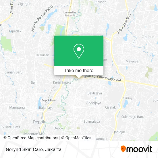 Gerynd Skin Care map