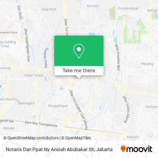 Notaris Dan Ppat Ny Anisah Abubakar Sh map