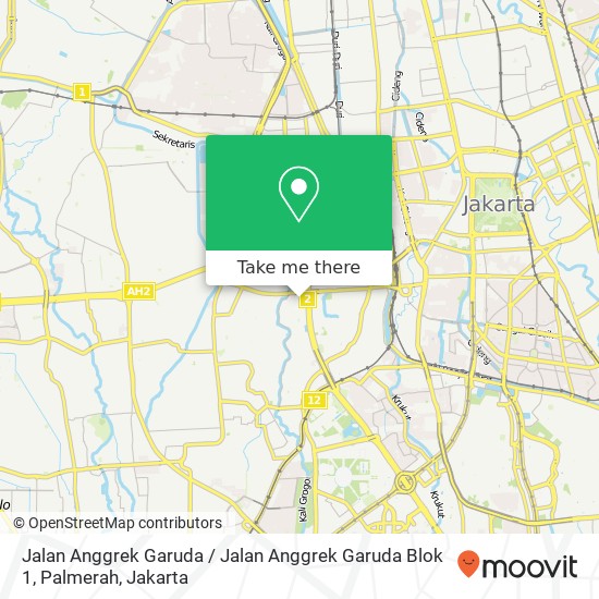 Jalan Anggrek Garuda / Jalan Anggrek Garuda Blok 1, Palmerah map