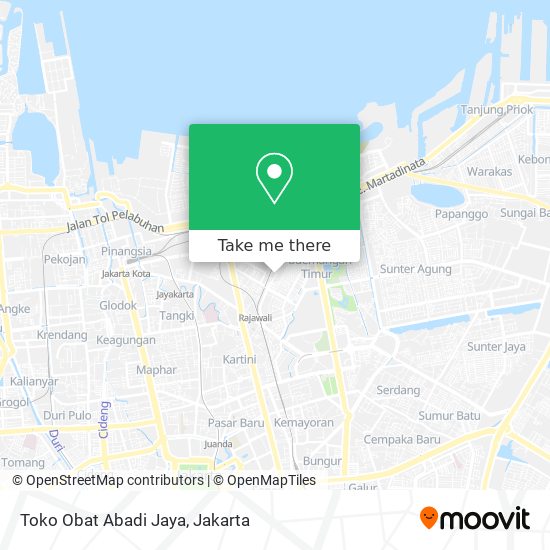 Toko Obat Abadi Jaya map