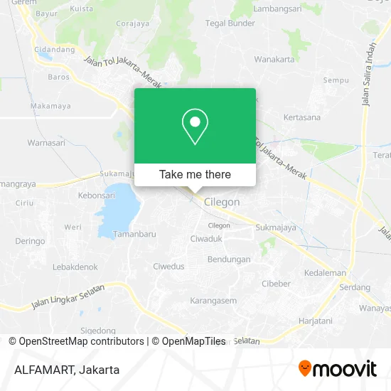 ALFAMART map
