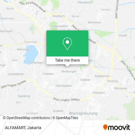 ALFAMART map