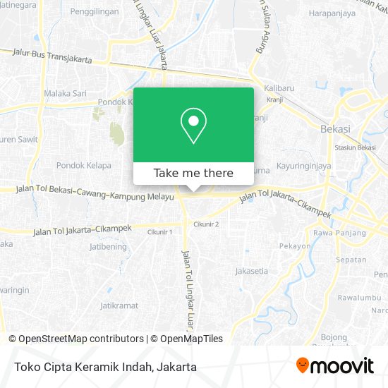 Toko Cipta Keramik Indah map