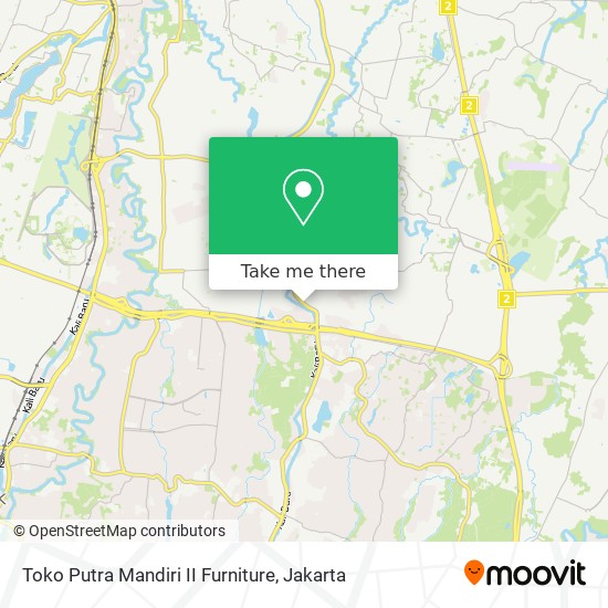 Toko Putra Mandiri II Furniture map