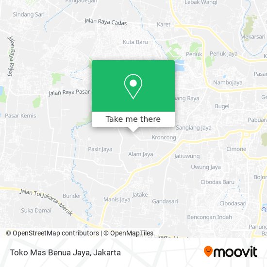 Toko Mas Benua Jaya map