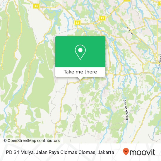 PD Sri Mulya, Jalan Raya Ciomas Ciomas map